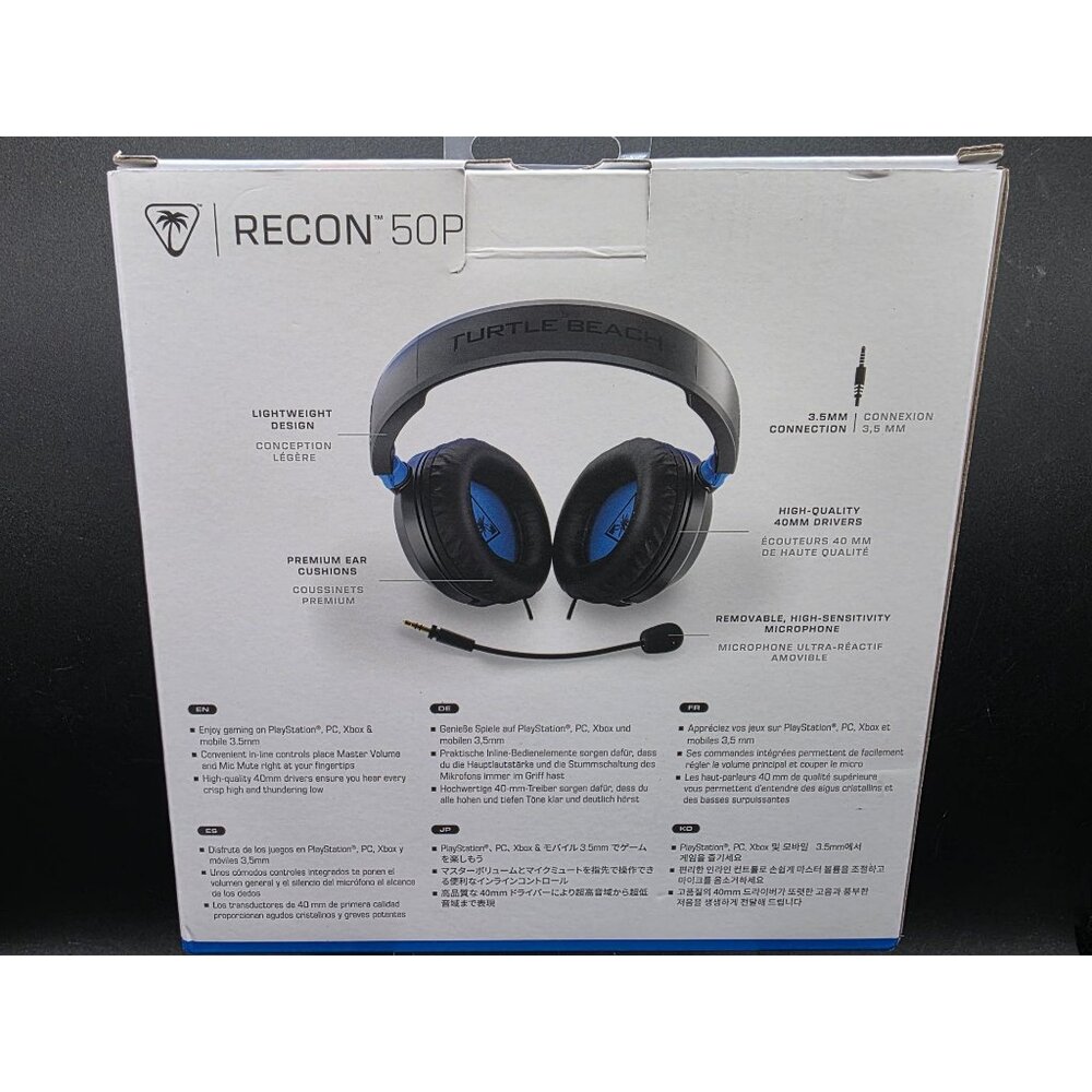 Turtle Beach Recon 50P Wired Multiplatform Gaming Headset For PlayStation - Picture 4 of 10